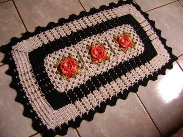quadrado com flores
