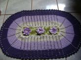 oval com flores
