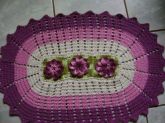 oval com flores
